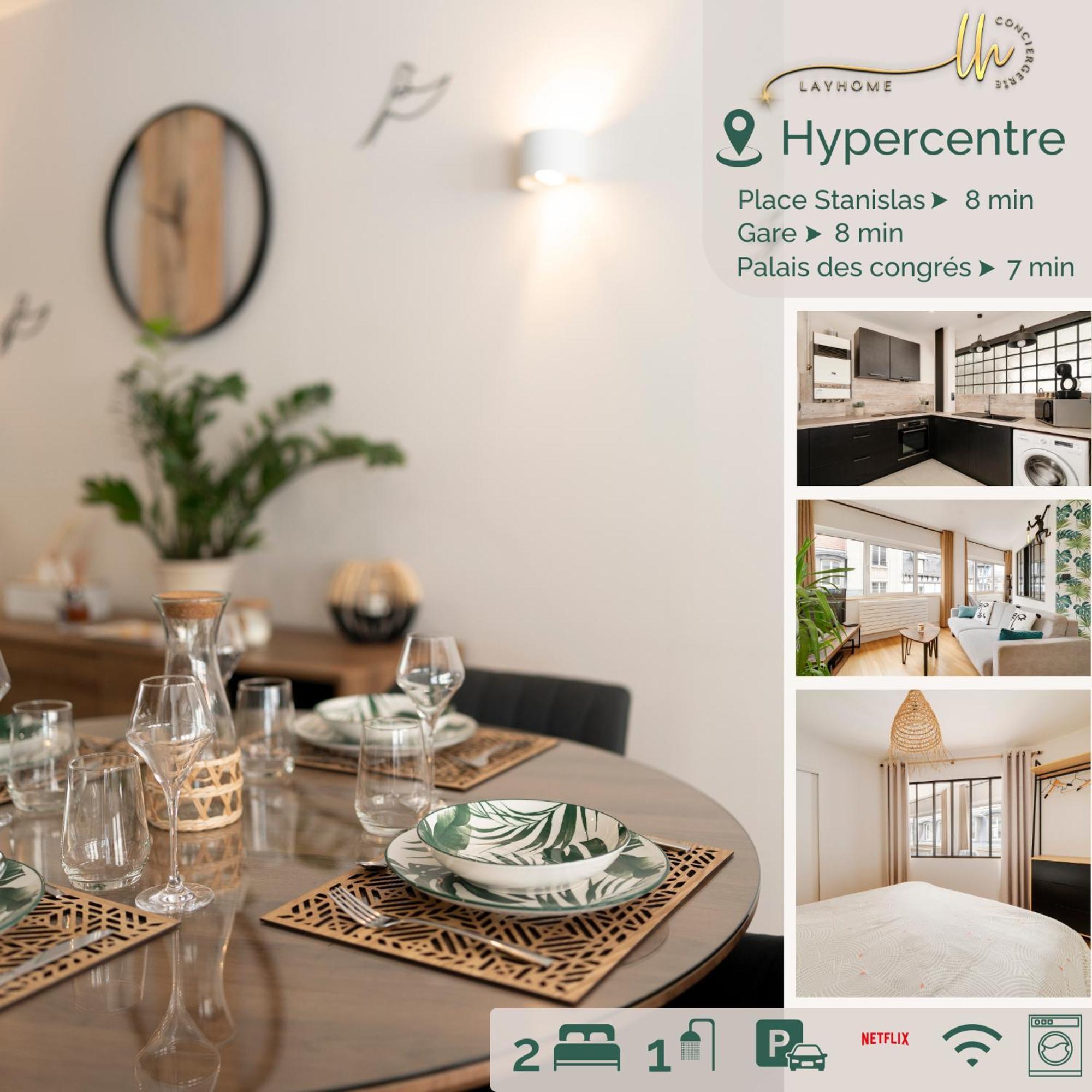 Chaleureux, Lumineux Et Confortable F2 Renove En Plein Coeur De Нанси Экстерьер фото