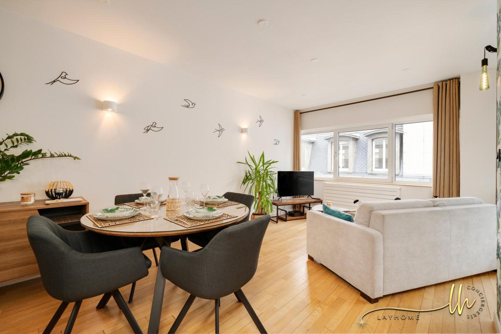 Chaleureux, Lumineux Et Confortable F2 Renove En Plein Coeur De Нанси Экстерьер фото